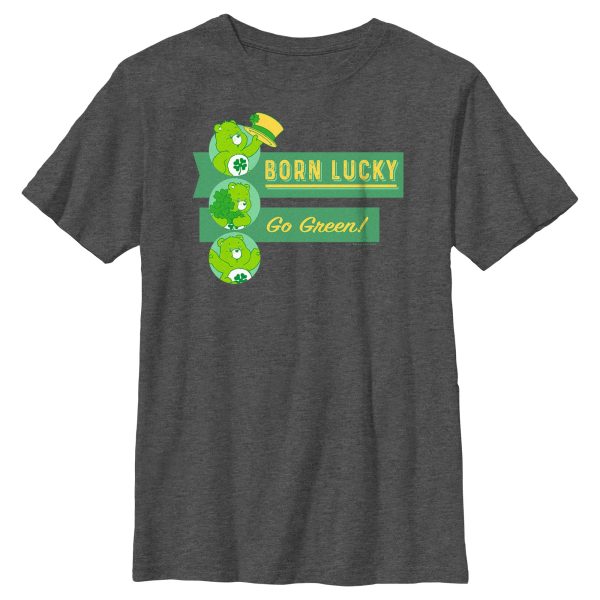 Boy_s Care Bears St. Patrick’s Day Born Lucky T-Shirt