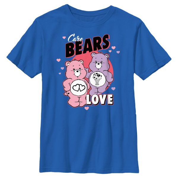 Boy_s Care Bears Valentine_s Day Love-a-Lot Bear and Share Bear Love T-Shirt