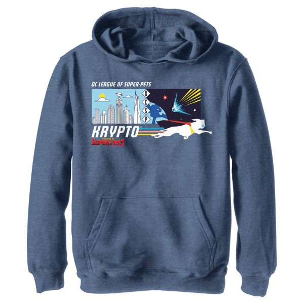 Boy_s DC League of Super-Pets Krypto Meteor Pull Over Hoodie