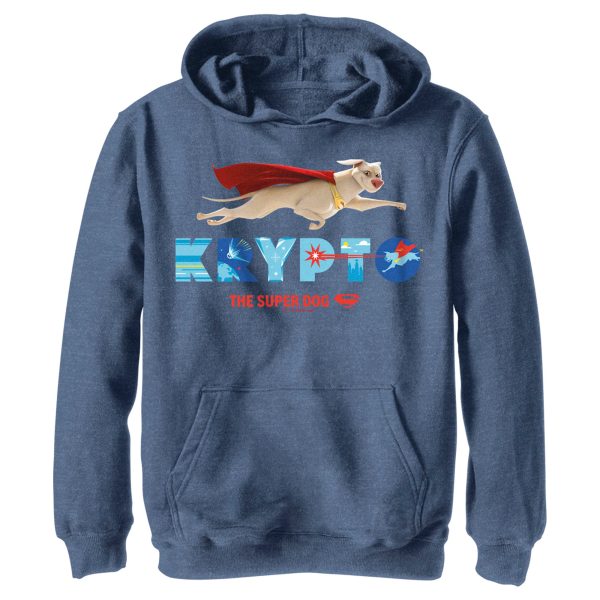 Boy_s DC League of Super-Pets Krypto Super Dog Pull Over Hoodie