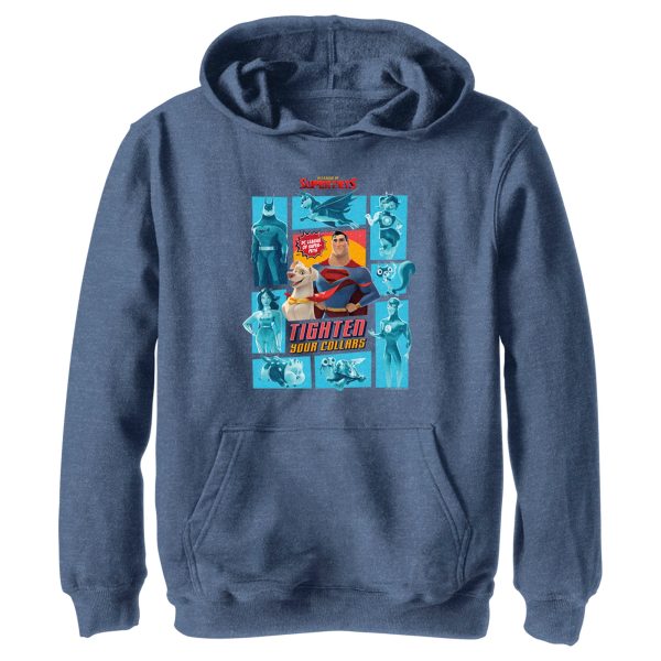 Boy_s DC League of Super-Pets Tighten Your Collars Panels Pull Over Hoodie