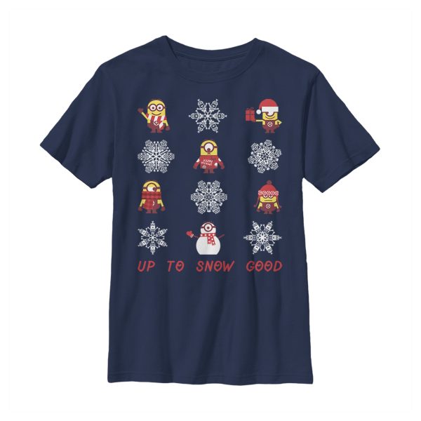 Boy_s Despicable Me Christmas Up to Snow Good T-Shirt