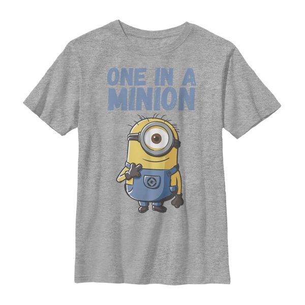 Boy_s Despicable Me Cute One in a Minion T-Shirt