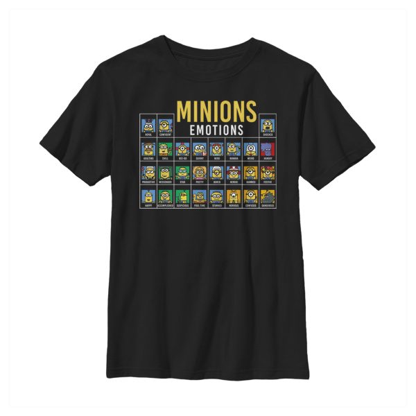 Boy_s Despicable Me Minion Emotion Periodic Table T-Shirt