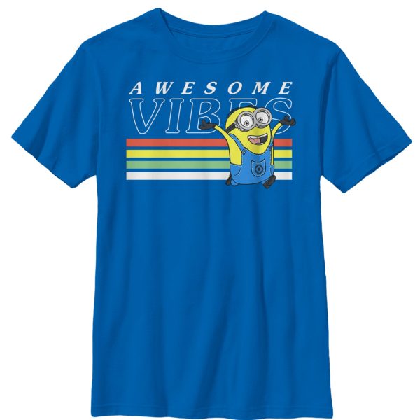 Boy_s Despicable Me Minion Rainbow Vibes T-Shirt