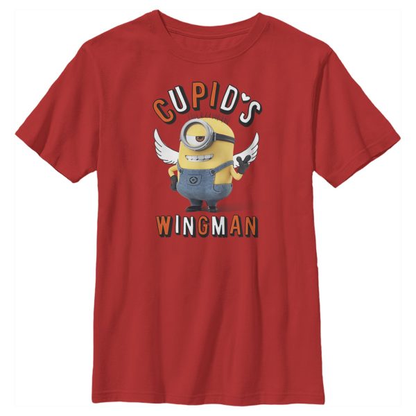 Boy_s Despicable Me Minions Cupid_s Wingman Valentine_s T-Shirt