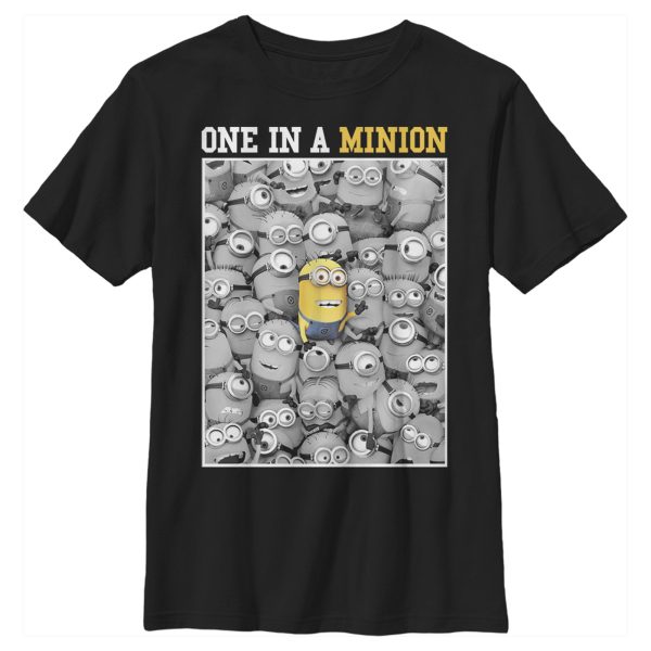 Boy_s Despicable Me Minions One In A Minion Color Pop Out T-Shirt