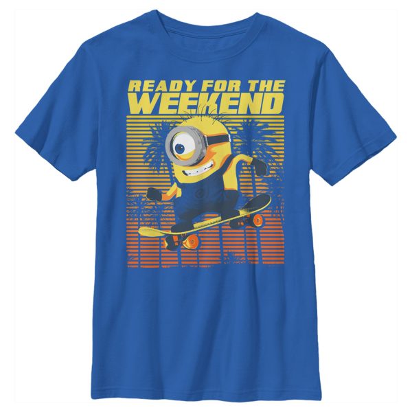 Boy_s Despicable Me Minions Ready For The Weekend T-Shirt