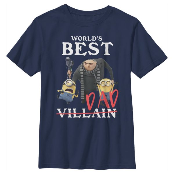 Boy_s Despicable Me Minions Worlds Best Dad T-Shirt