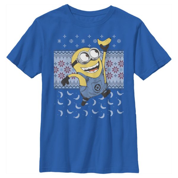 Boy_s Despicable Me Ugly Christmas Minons Banana T-Shirt