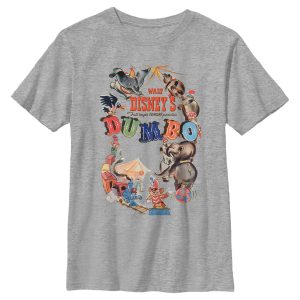Boy_s Dumbo Classic Theatrical Poster T-Shirt