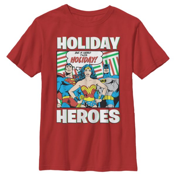 Boy_s Justice League Holiday Heroes T-Shirt