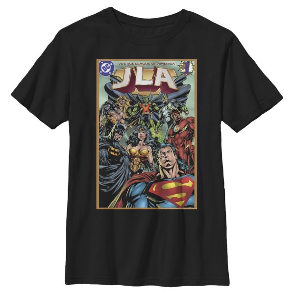 Boy_s Justice League JLA Comic Cover T-Shirt