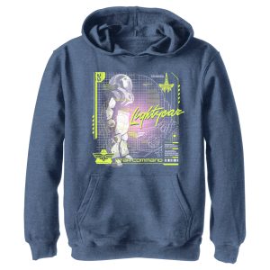 Boy_s Lightyear Star Command Blueprint Pull Over Hoodie