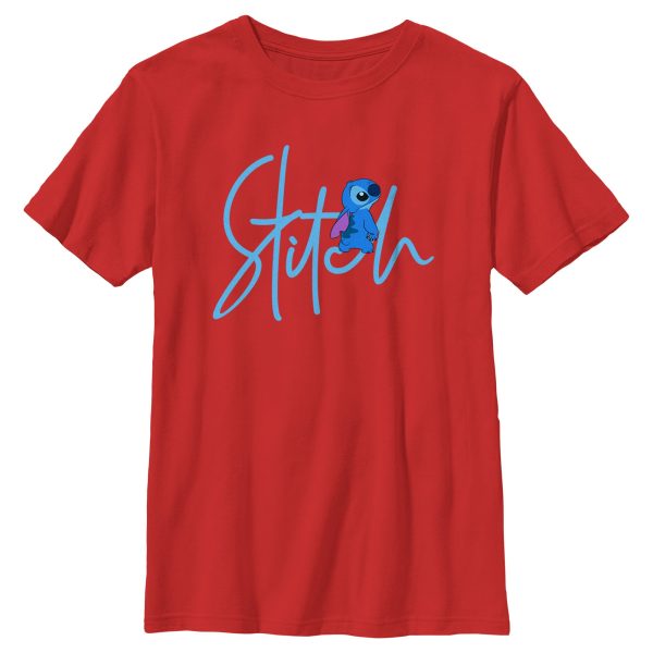 Boy_s Lilo & Stitch Alien Signature T-Shirt