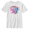 Boy_s Lilo & Stitch Be My Valentine Watercolor Couple T-Shirt