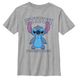 Boy_s Lilo & Stitch Collegiate Weekend Vibes T-Shirt