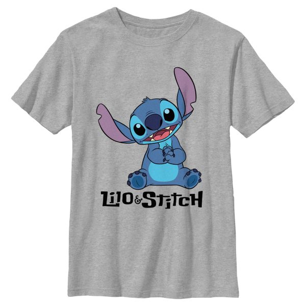 Boy_s Lilo & Stitch Cute Logo T-Shirt