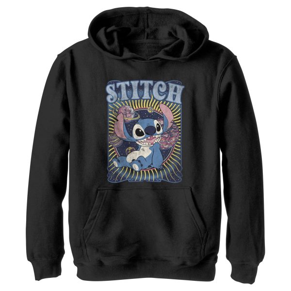 Boy_s Lilo & Stitch Groovy Planets Stitch Pull Over Hoodie