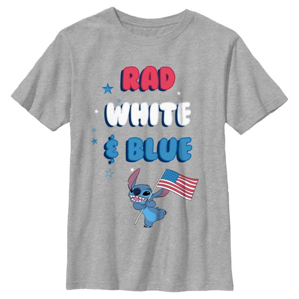 Boy_s Lilo & Stitch Rad White and Blue T-Shirt