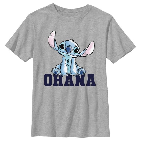 Boy_s Lilo & Stitch Watercolor Ohana T-Shirt