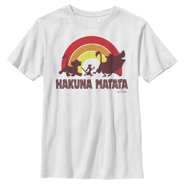 Boy_s Lion King Hakuna Matata Rainbow T-Shirt