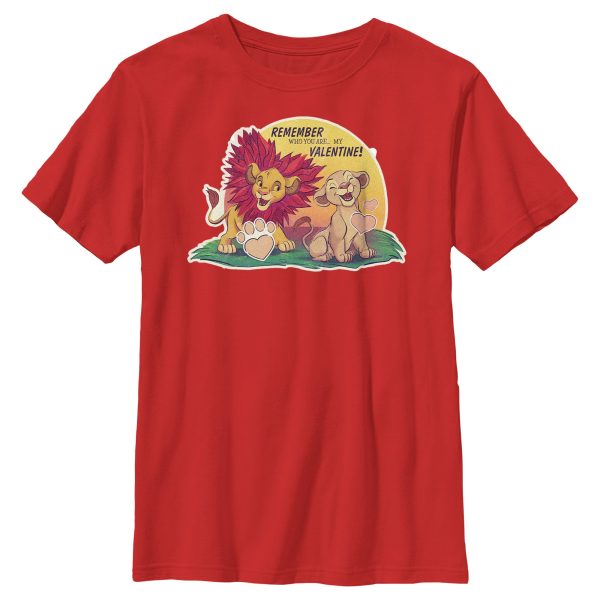 Boy_s Lion King Nala and Simba You Are My Valentine T-Shirt