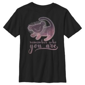 Boy_s Lion King Simba Remember Who You Are T-Shirt