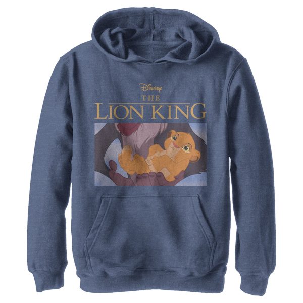 Boy_s Lion King Simba and Rafiki Scene Pull Over Hoodie