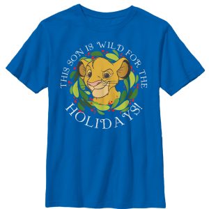 Boy_s Lion King Son Wild for Holidays T-Shirt