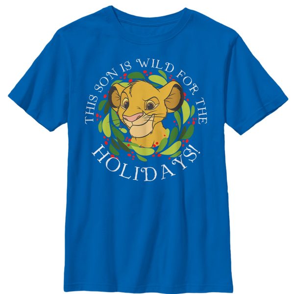 Boy_s Lion King Son Wild for Holidays T-Shirt