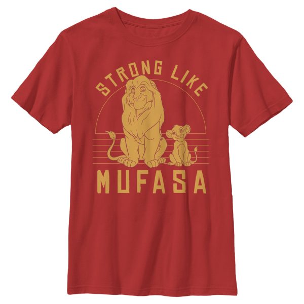 Boy_s Lion King Strong Like Father Mufasa T-Shirt