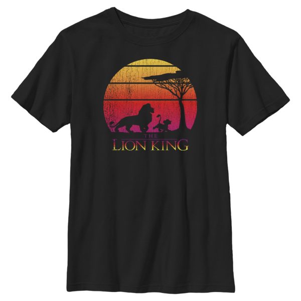 Boy_s Lion King Vintage Sunset Logo T-Shirt