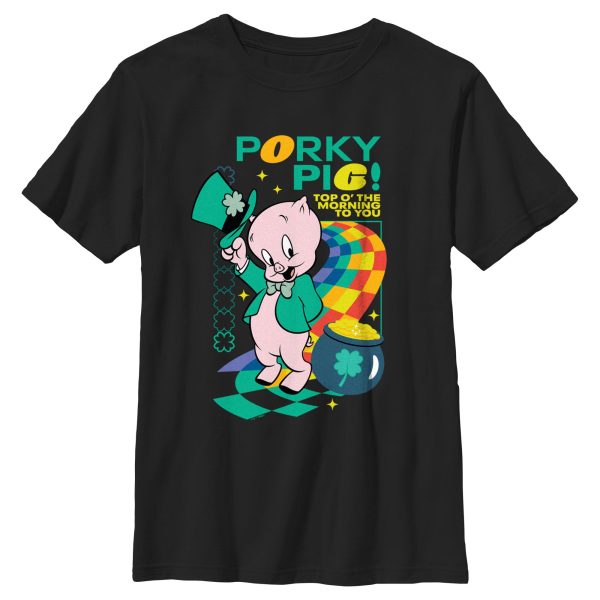 Boy_s Looney Tunes Porky Top o’ the Morning to You T-Shirt