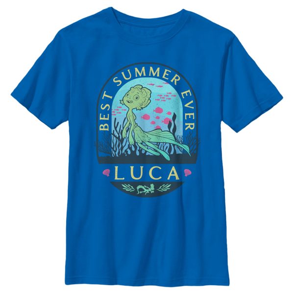 Boy_s Luca Best Summer Ever Stamp T-Shirt