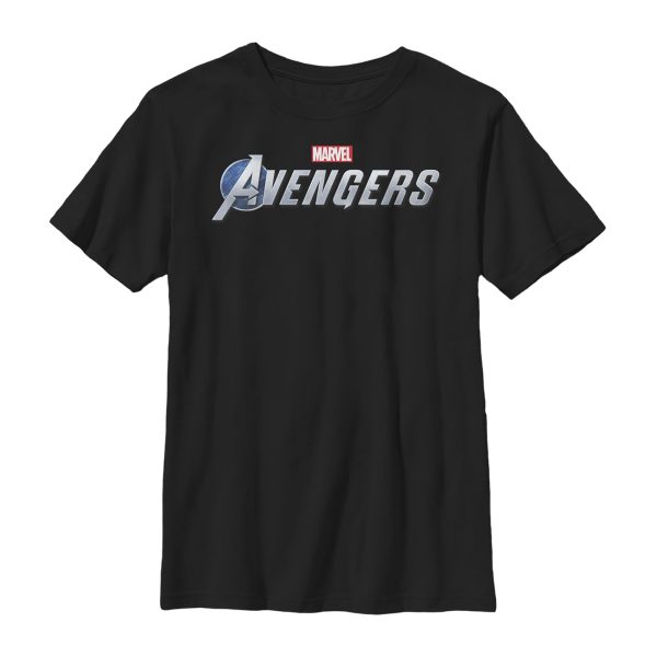 Boy_s Marvel Avengers Game Text Logo T-Shirt