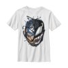Boy_s Marvel Captain America Venom Mask Symbol T-Shirt