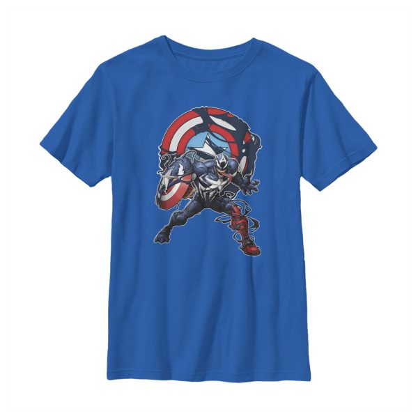 Boy_s Marvel Captain Venom Shield Logo T-Shirt