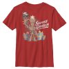 Boy_s Marvel Christmas Groot & Rocket Season Grooting T-Shirt