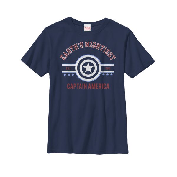 Boy_s Marvel Earth_s Mightiest Captain America T-Shirt