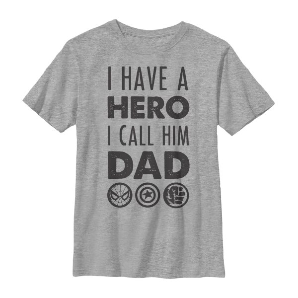 Boy_s Marvel Father_s Day Avengers Hero Dad T-Shirt