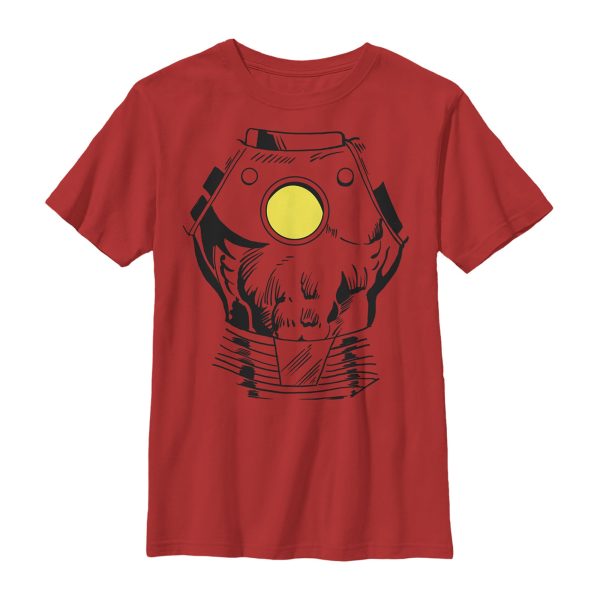 Boy_s Marvel Halloween Iron Man Costume T-Shirt