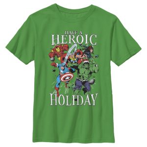Boy_s Marvel Heroic Holiday Avengers T-Shirt