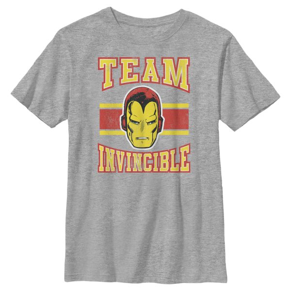 Boy_s Marvel Iron Man Team Invincilbe T-Shirt