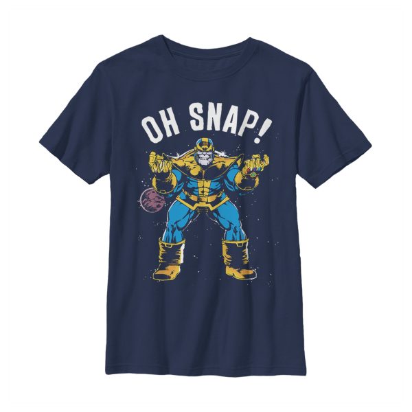 Boy_s Marvel Thanos Retro Oh Snap T-Shirt