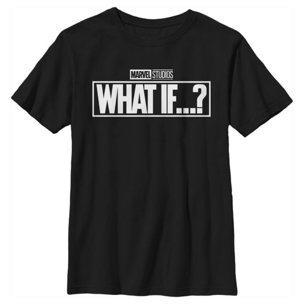 Boy_s Marvel What If… Bold Logo T-Shirt