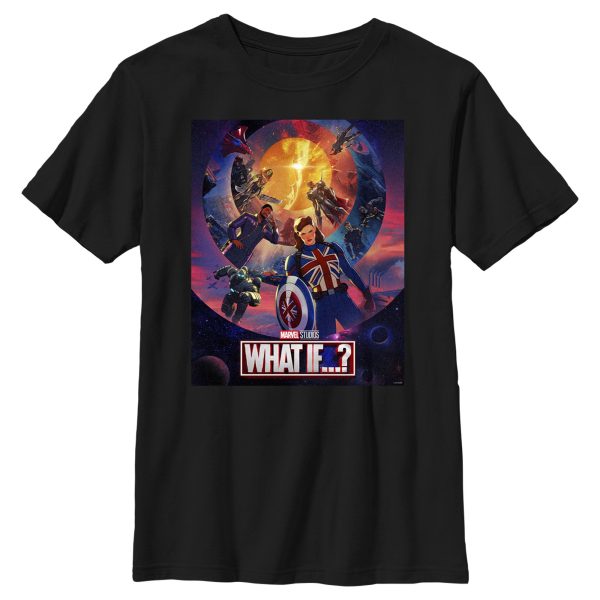 Boy_s Marvel What if… Universe Poster T-Shirt