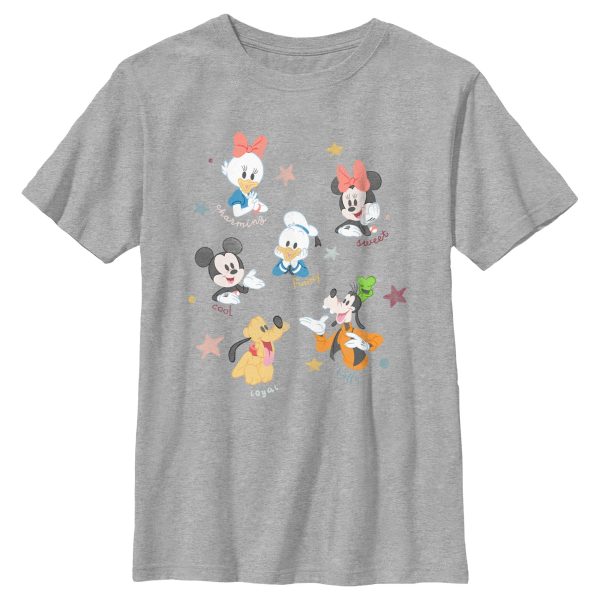 Boy_s Mickey & Friends Adorable Sketch Portraits T-Shirt