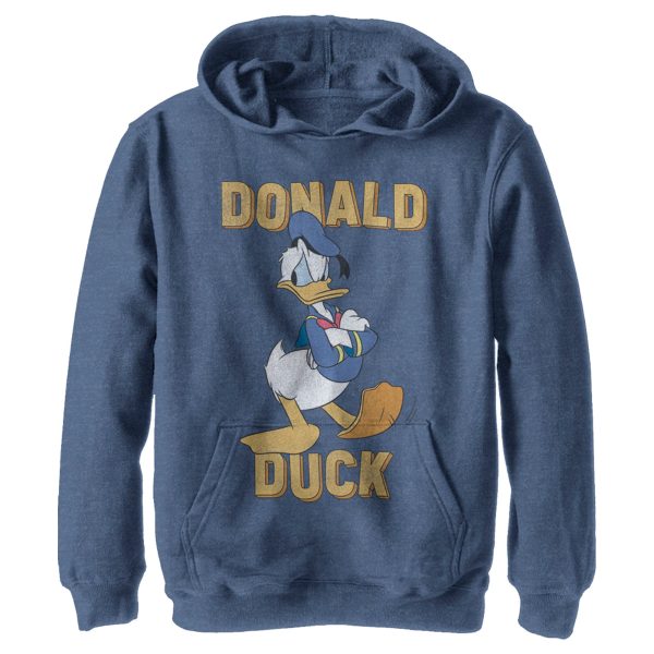 Boy_s Mickey & Friends Donald Duck Grumpy Pull Over Hoodie