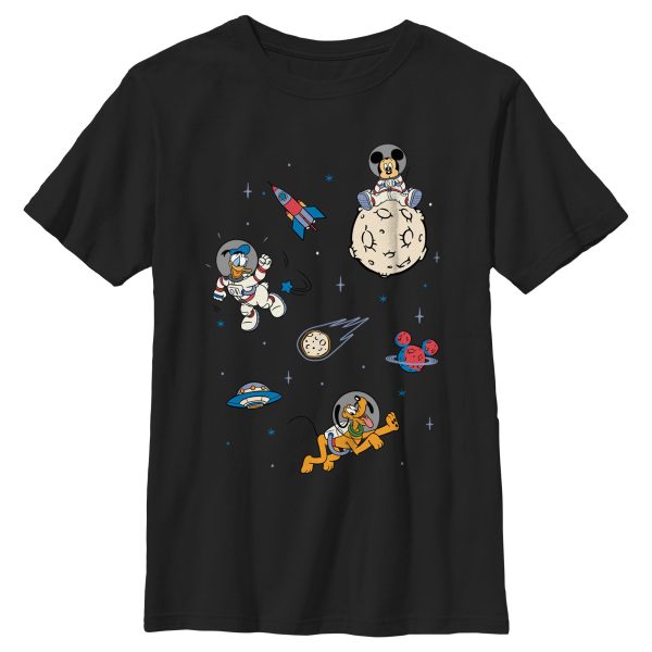 Boy_s Mickey & Friends Donald and Pluto Astronauts T-Shirt